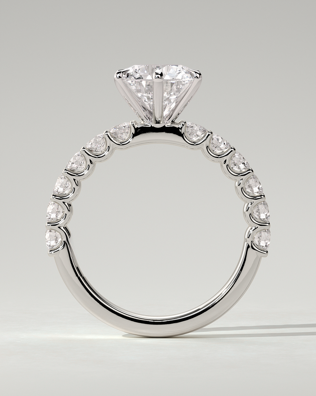 Quinn Solitaire Round Ring