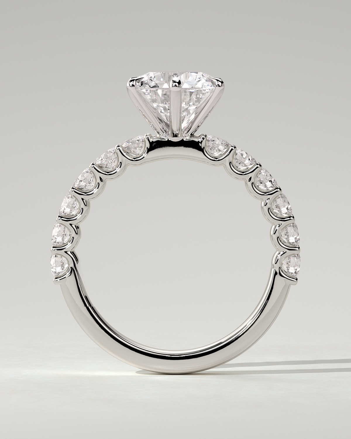 Quinn Solitaire Round Ring