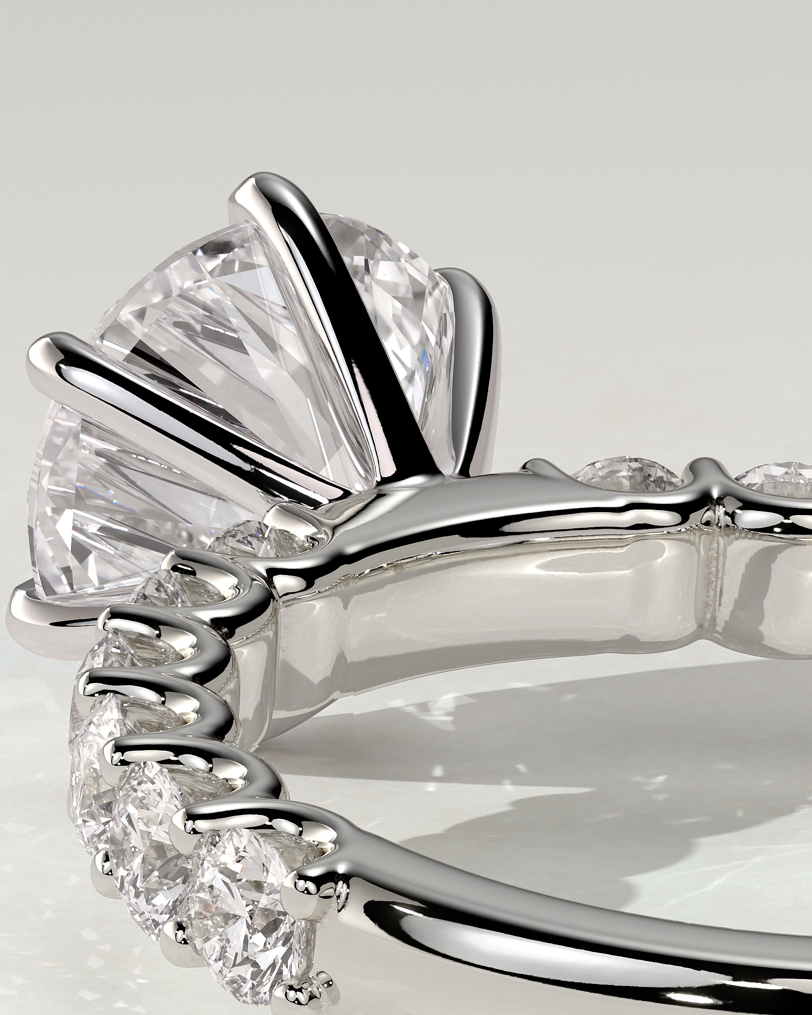 Quinn Solitaire Round Ring