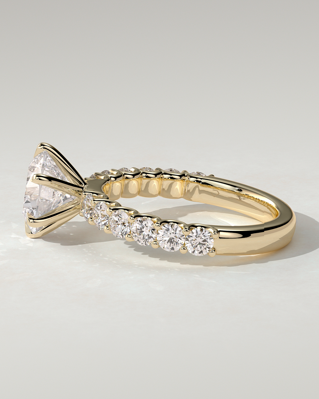 Quinn Solitaire Round Ring