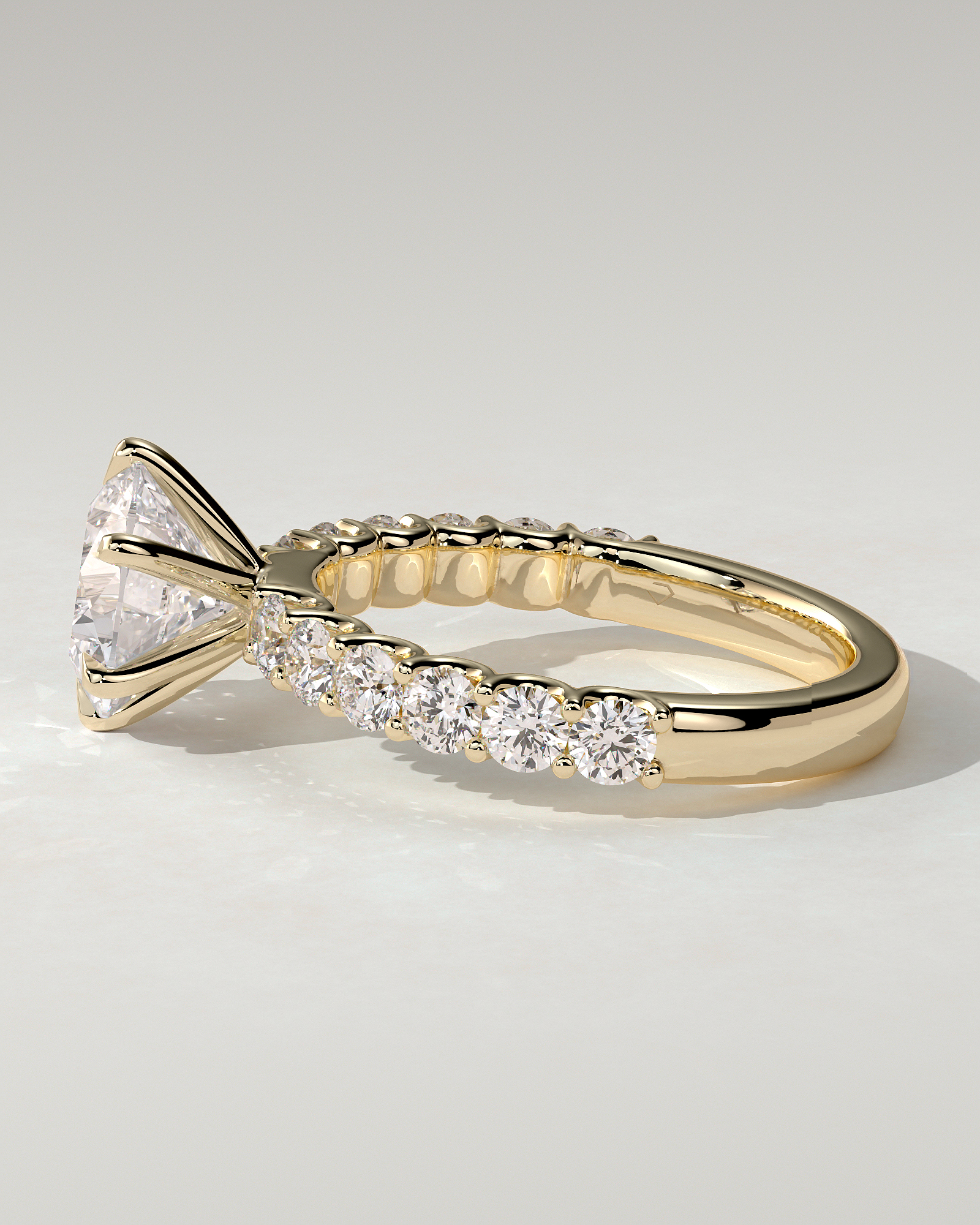 Quinn Solitaire Round Ring