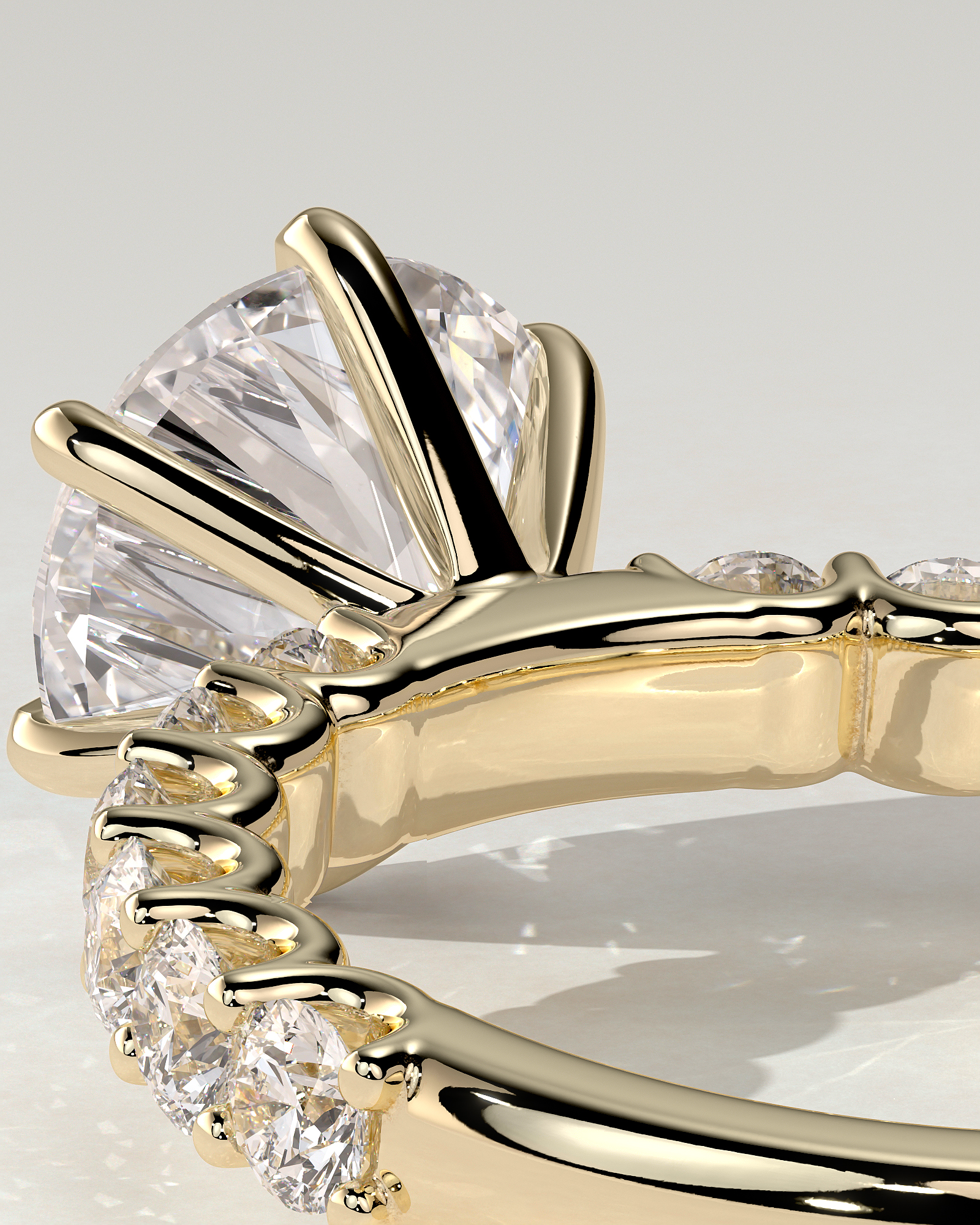 Quinn Solitaire Round Ring
