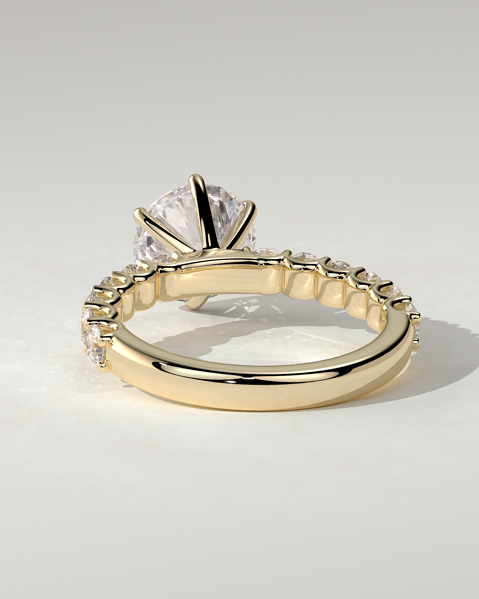 Quinn Solitaire Round Ring