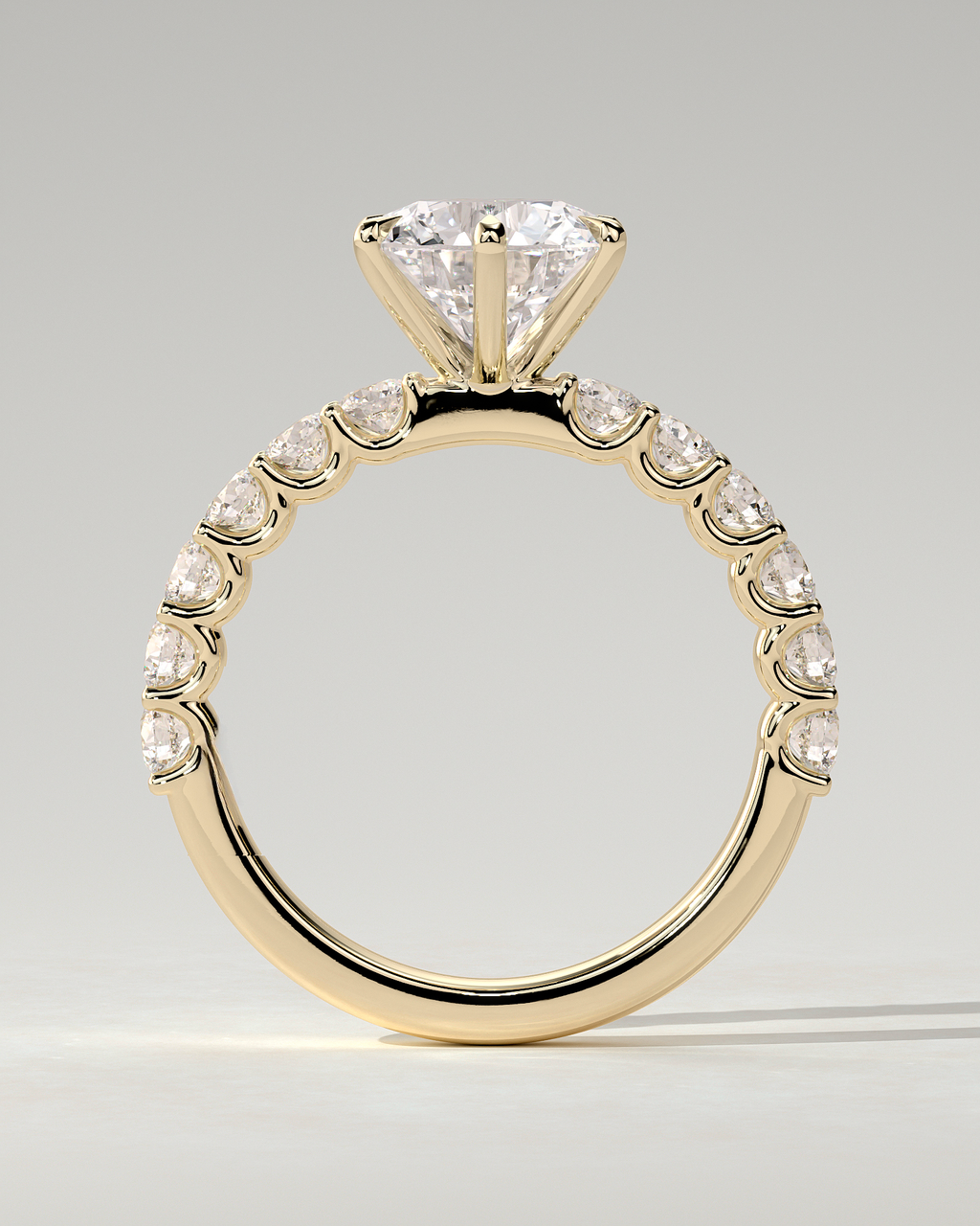 Quinn Solitaire Round Ring
