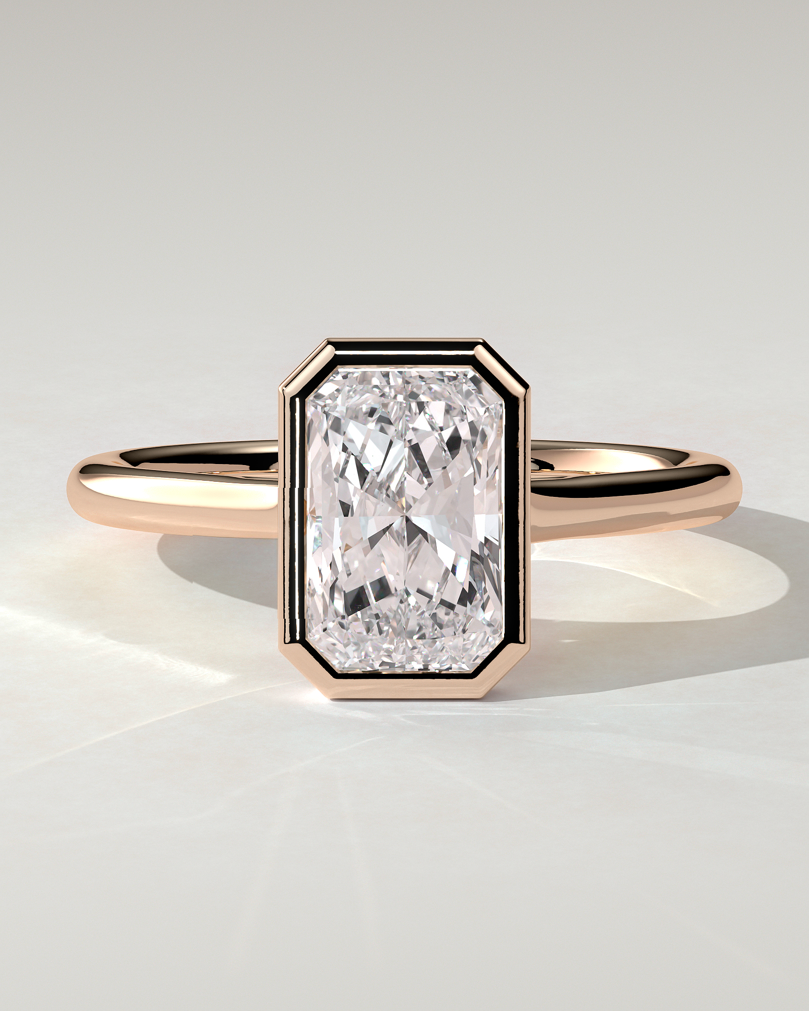 Rachel Bezel Round Ring