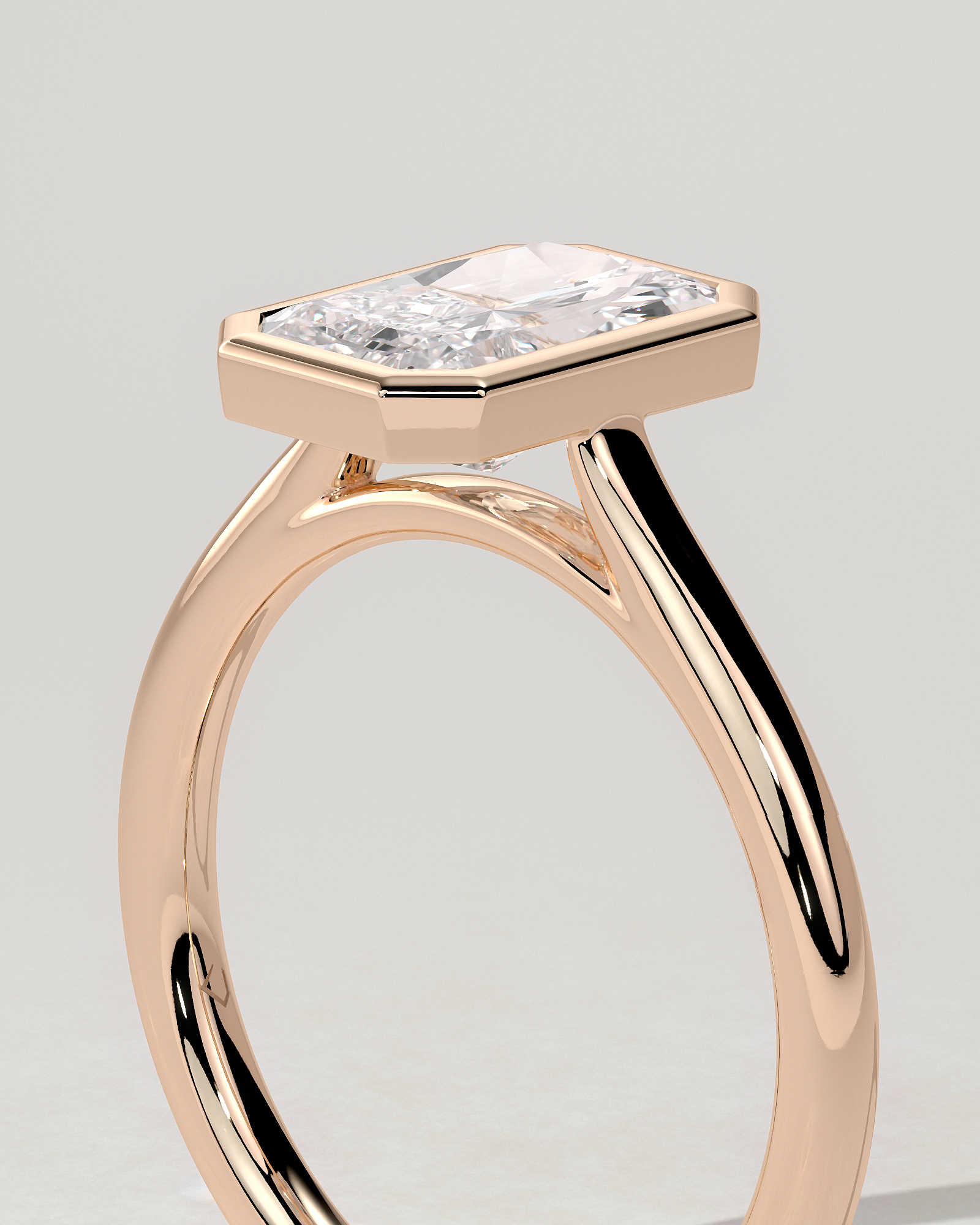 Rachel Bezel Round Ring