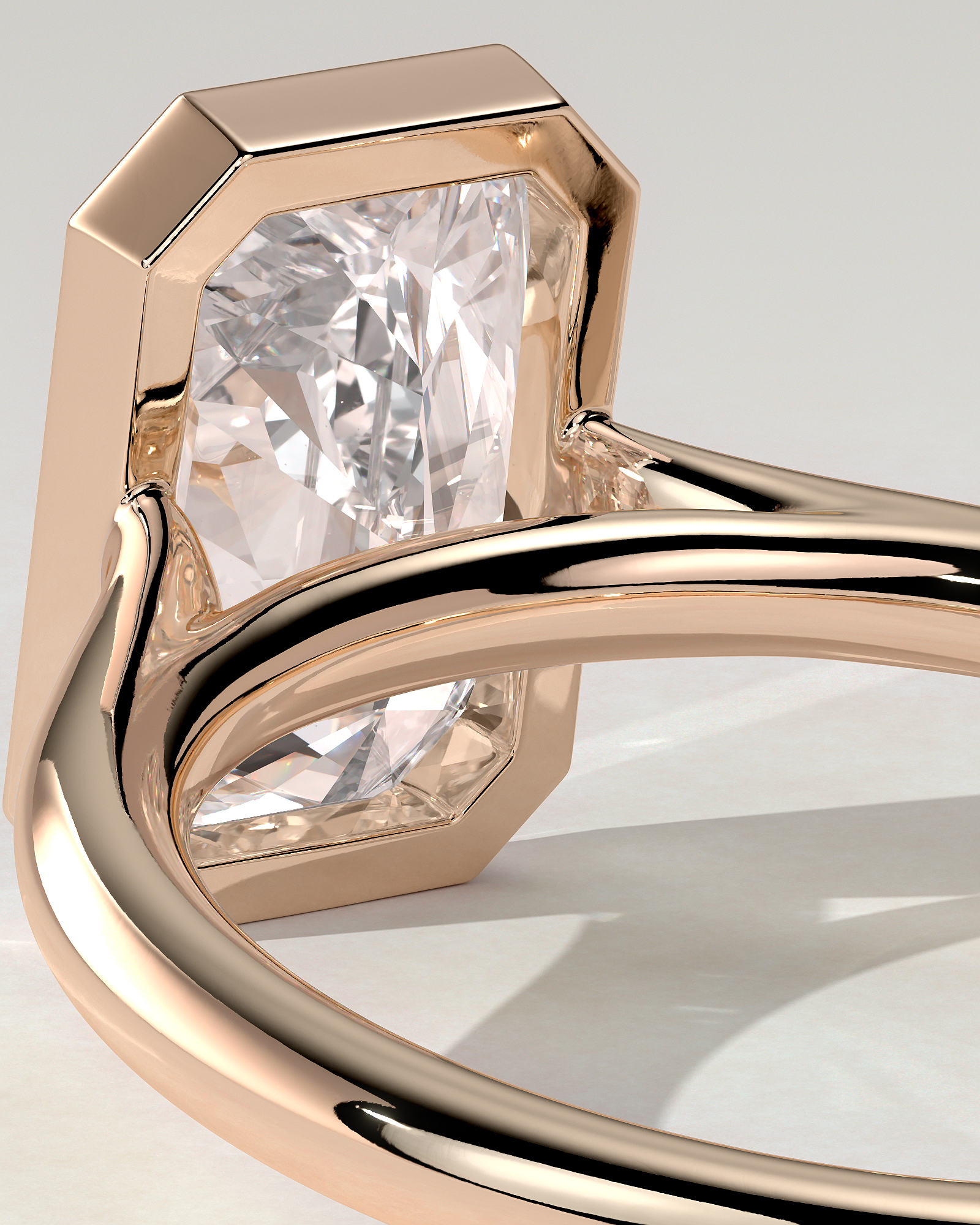 Rachel Bezel Round Ring