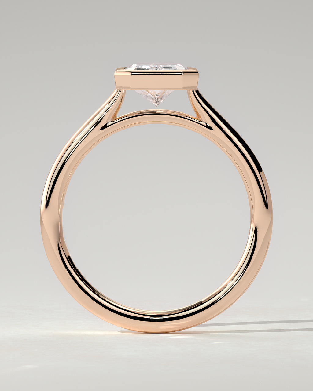 Rachel Bezel Round Ring