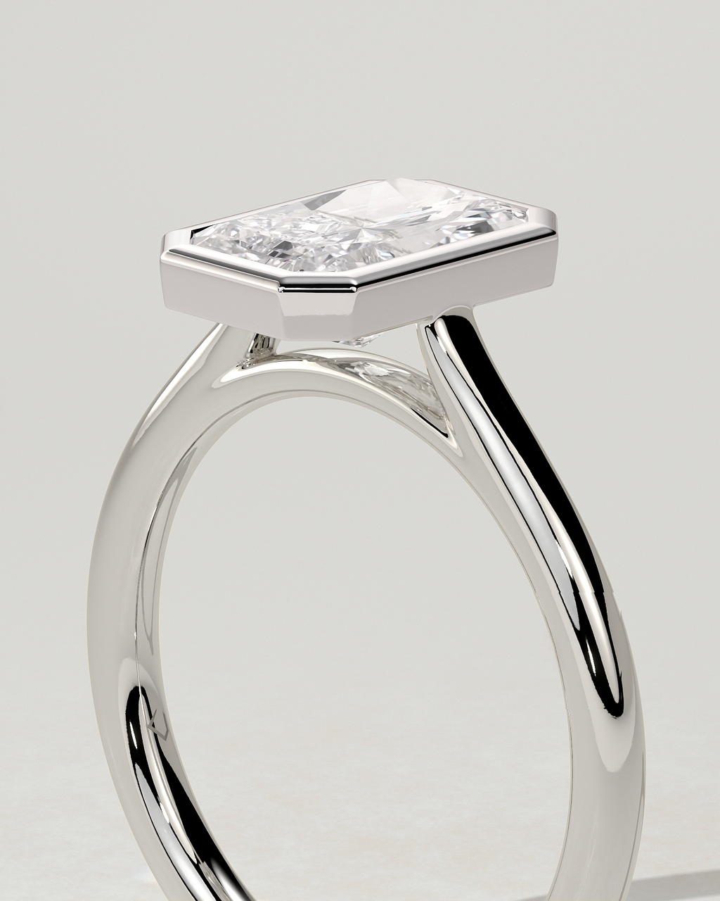 Rachel Bezel Round Ring