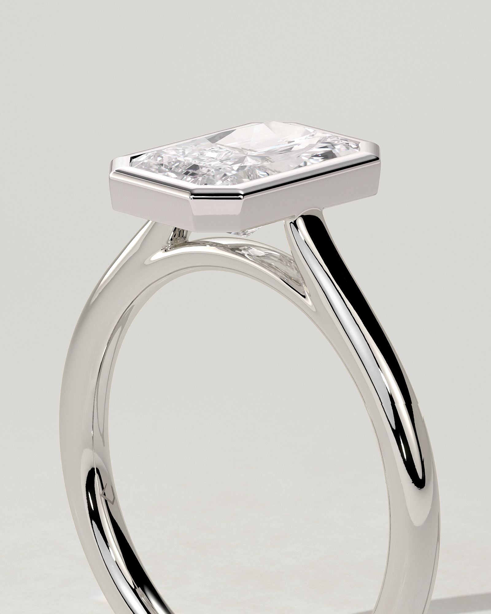 Rachel Bezel Round Ring