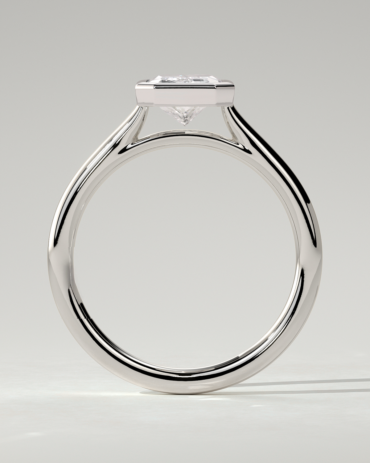Rachel Bezel Round Ring