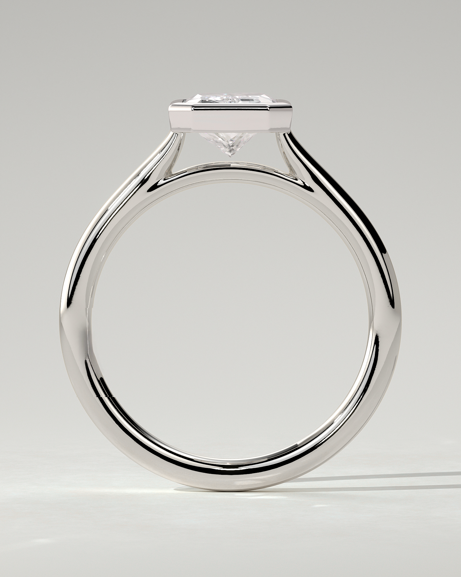Rachel Bezel Round Ring