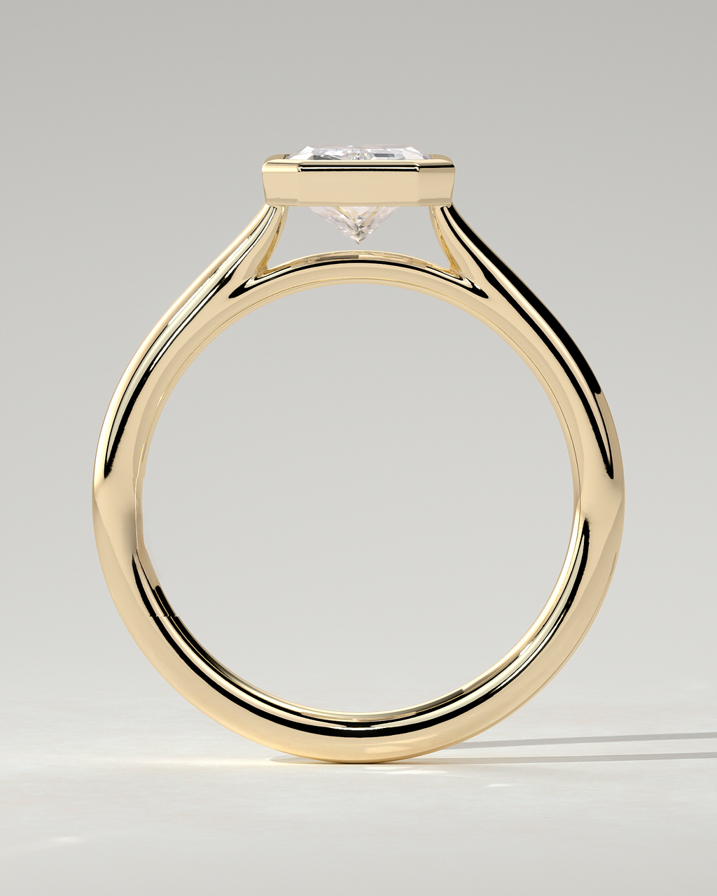 Rachel Bezel Round Ring