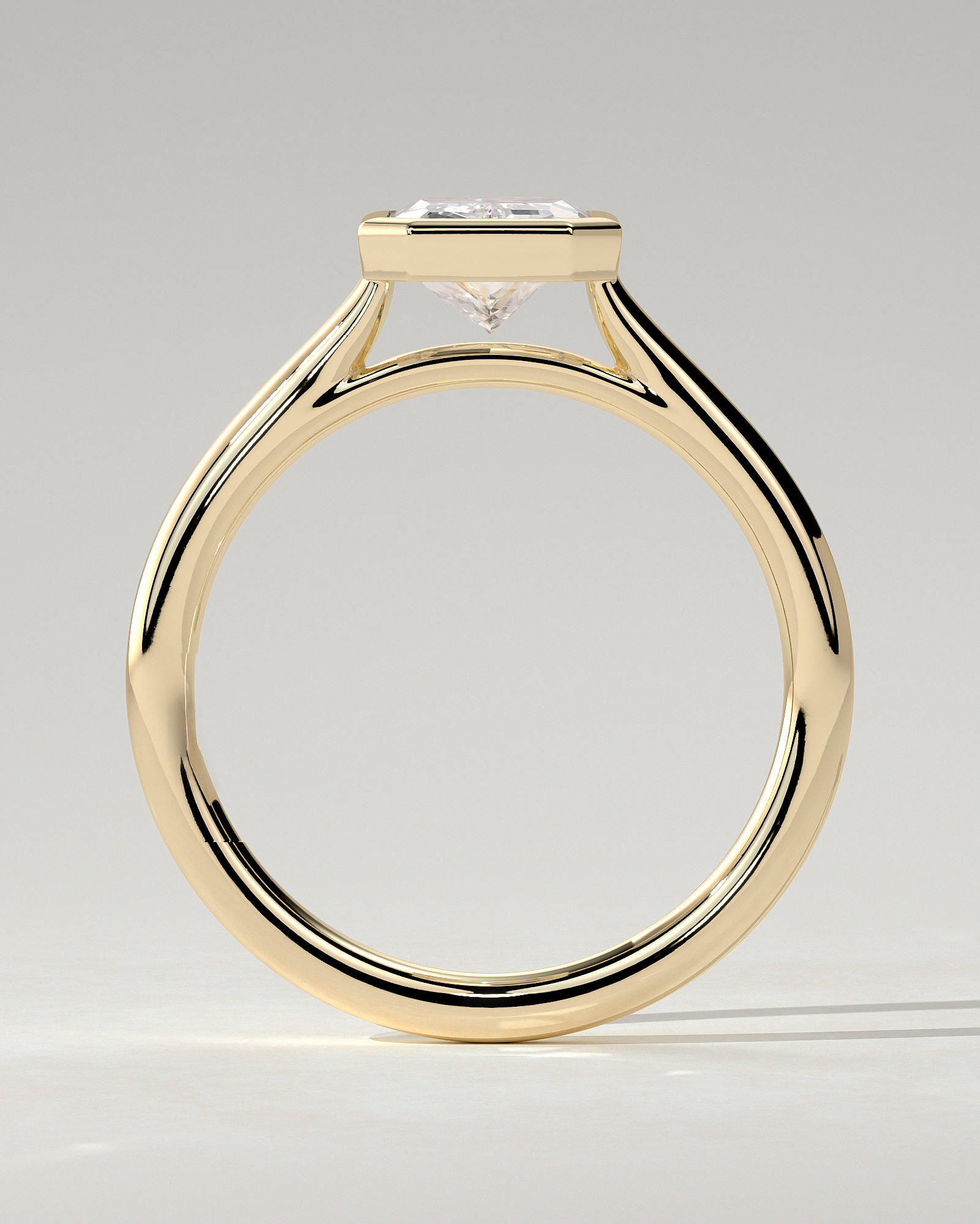 Rachel Bezel Round Ring