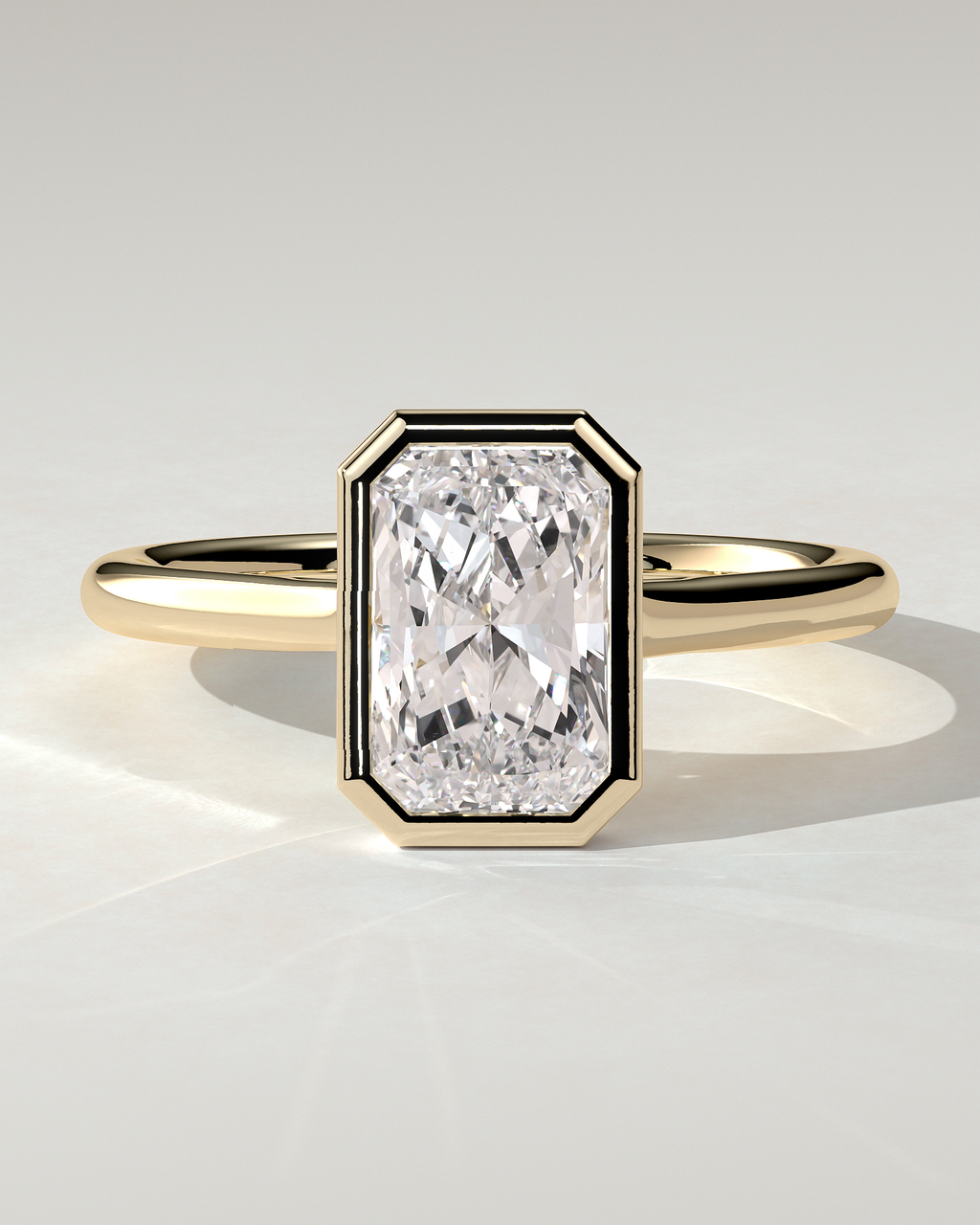 Rachel Bezel Round Ring