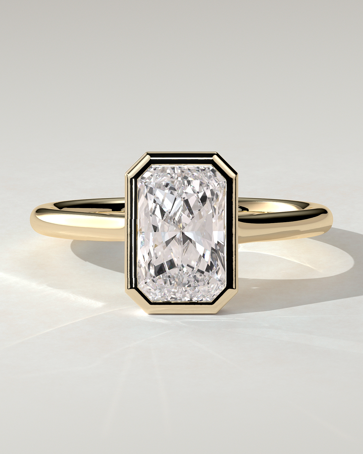 Rachel Bezel Round Ring