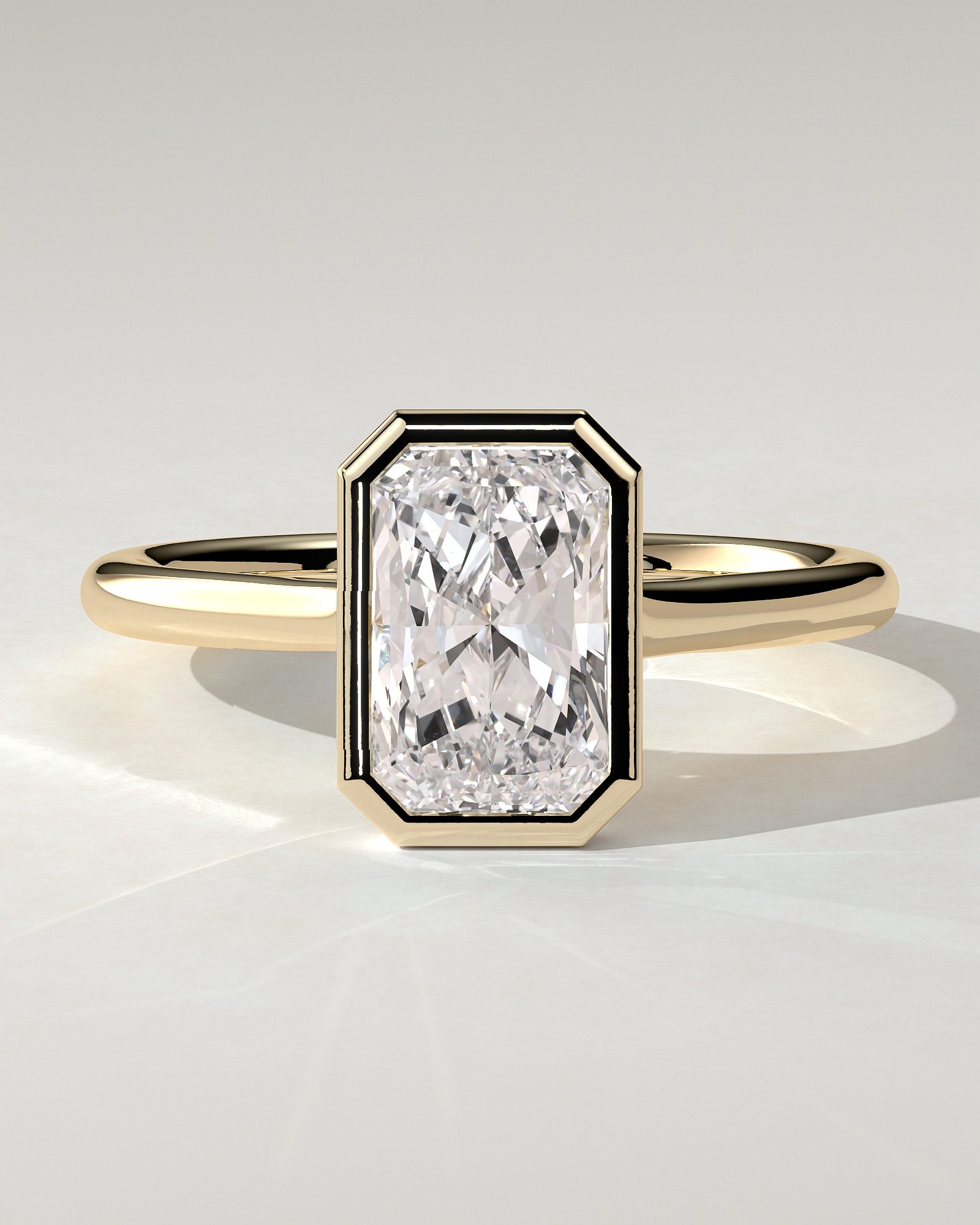 Rachel Bezel Round Ring