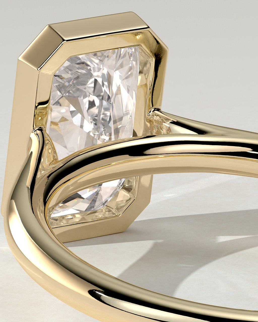 Rachel Bezel Round Ring