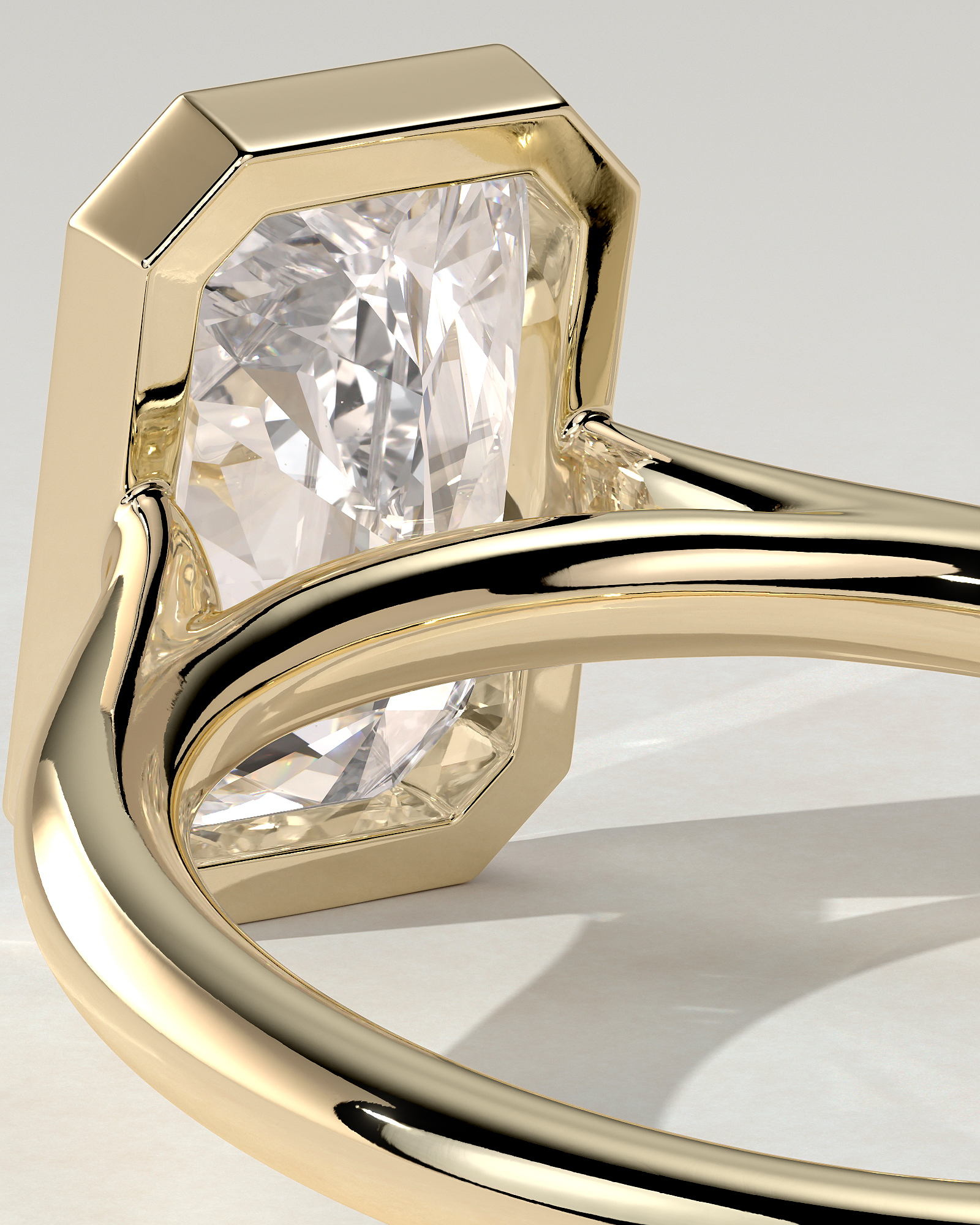 Rachel Bezel Round Ring