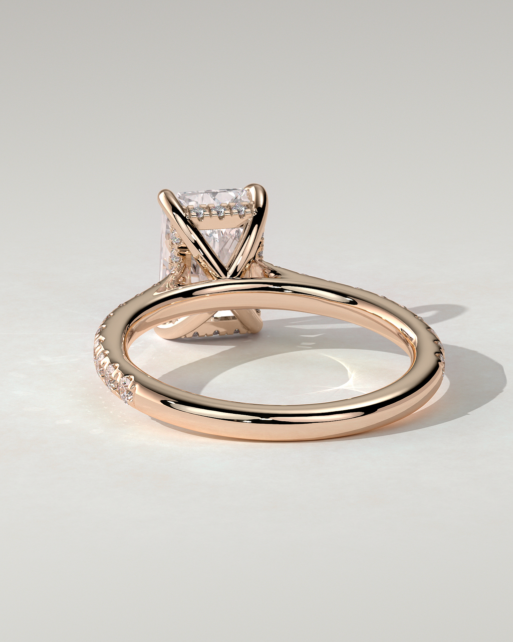 Racquel Solitaire Radiant Ring