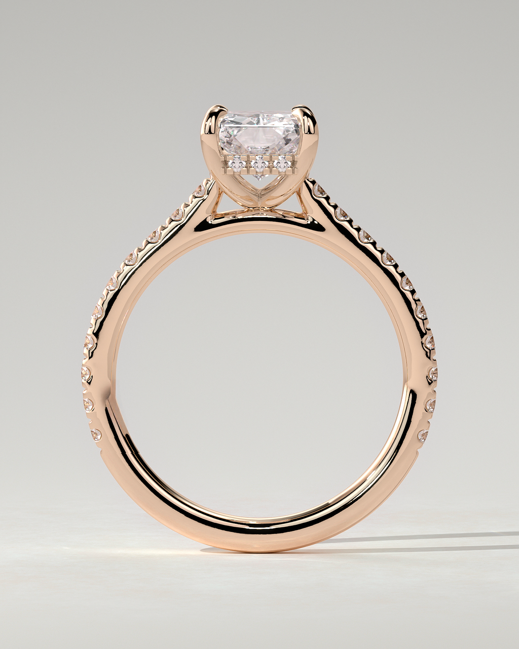 Racquel Solitaire Radiant Ring