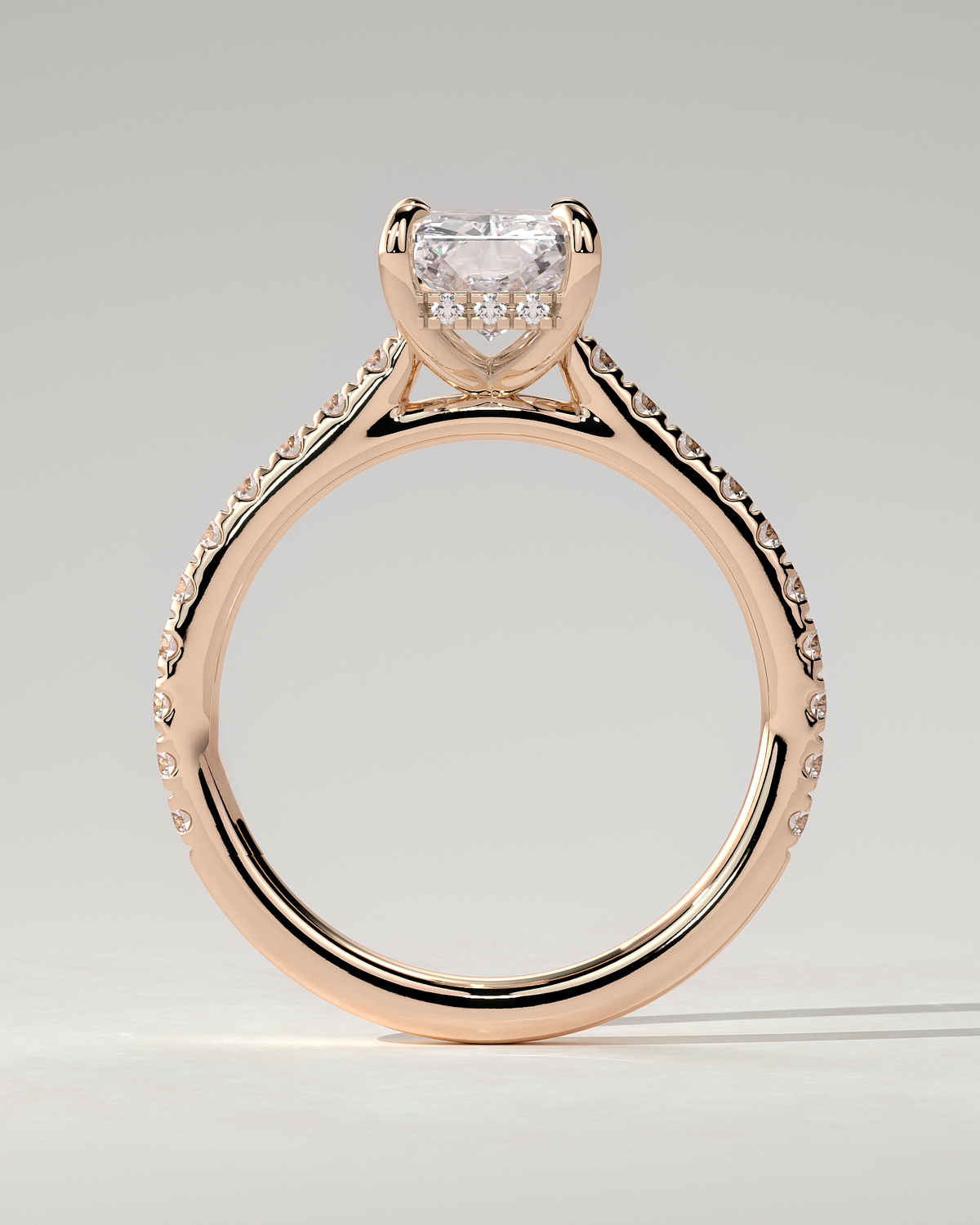 Racquel Solitaire Radiant Ring