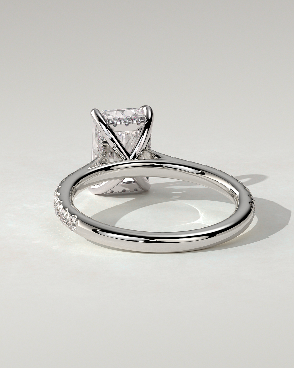 Racquel Solitaire Radiant Ring