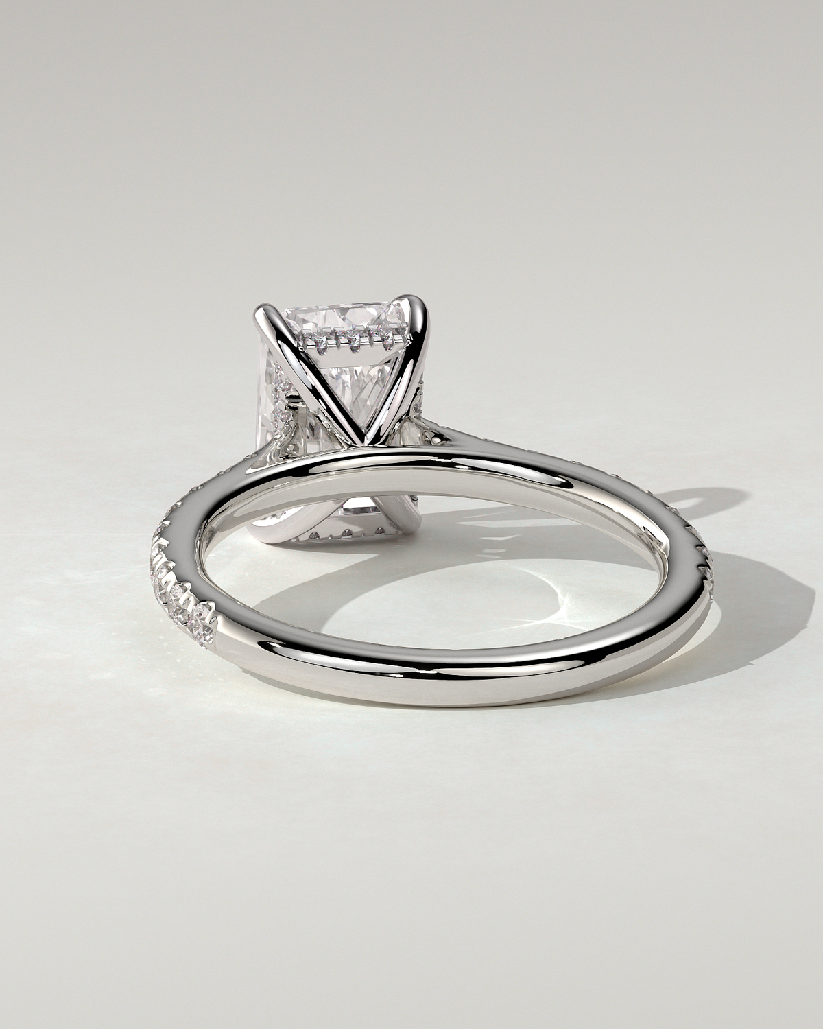 Racquel Solitaire Radiant Ring