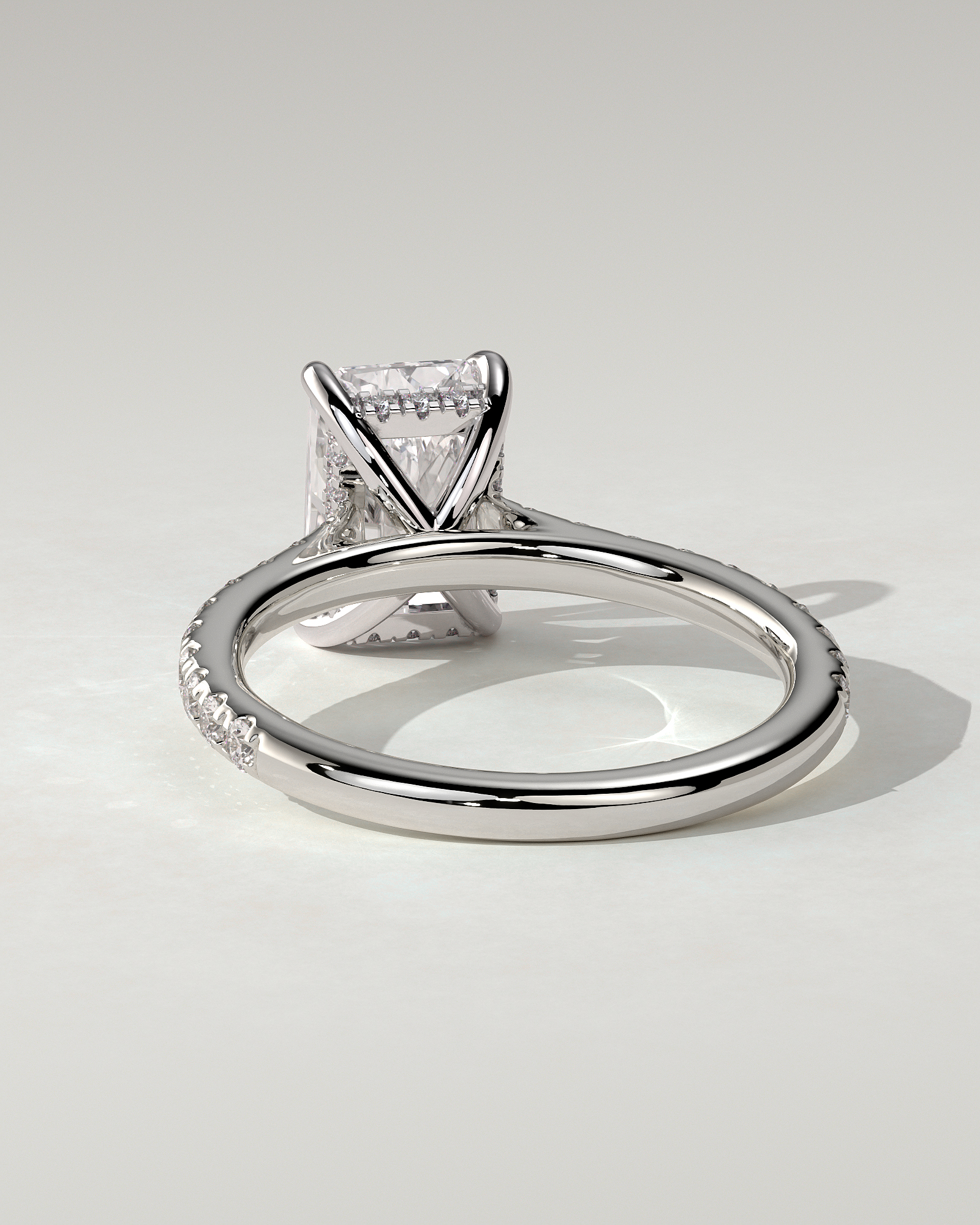 Racquel Solitaire Radiant Ring