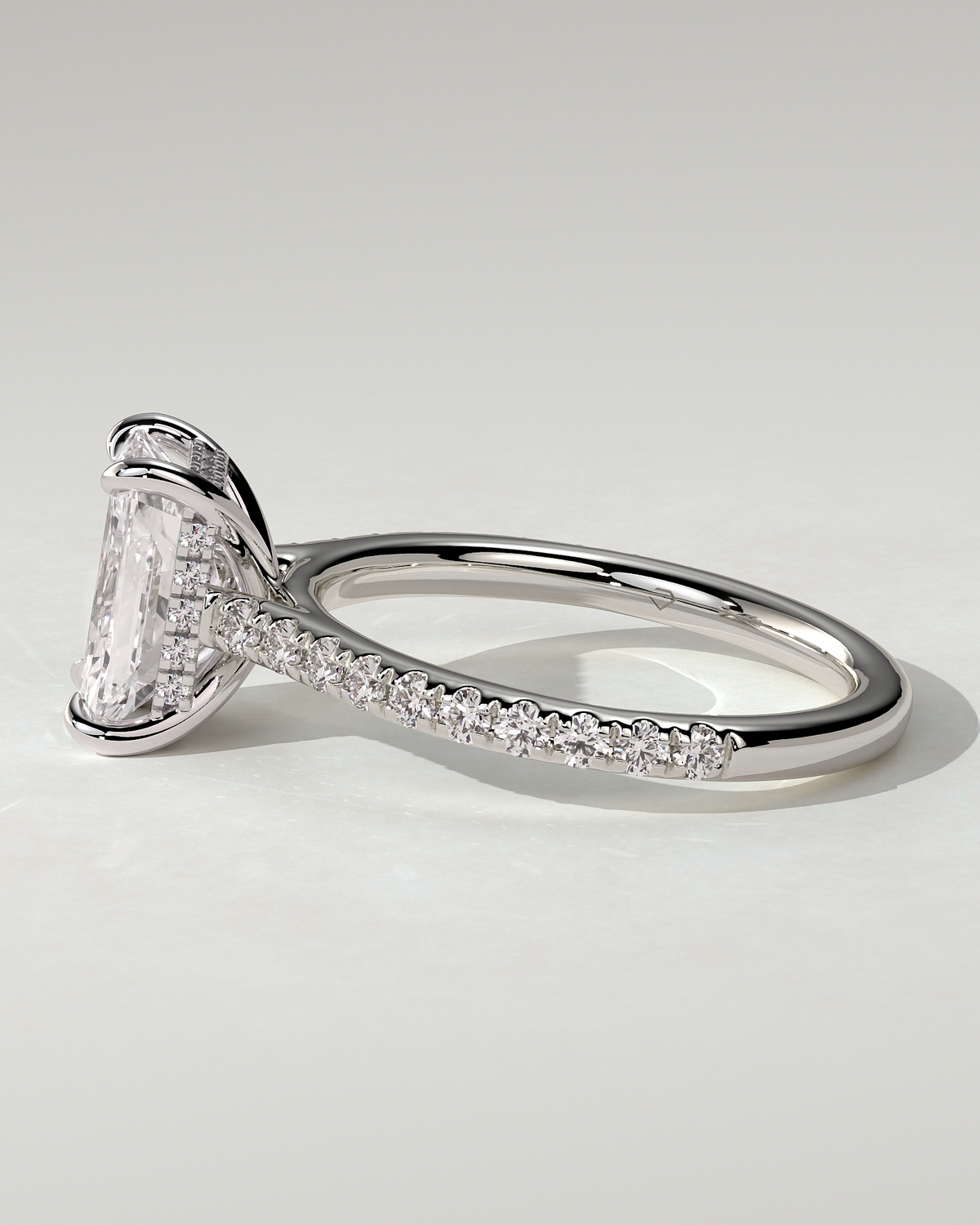 Racquel Solitaire Radiant Ring