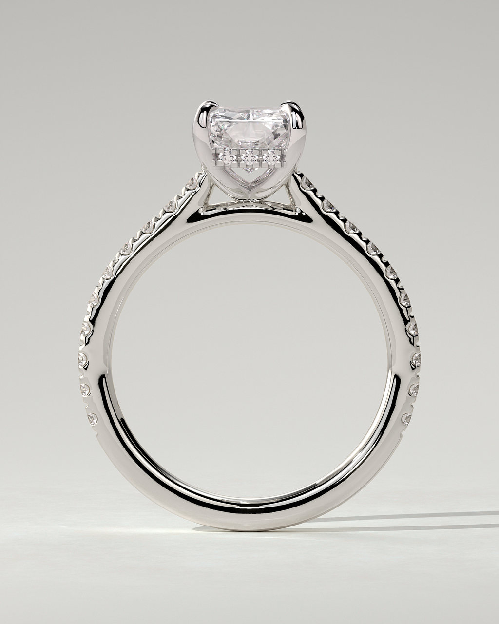 Racquel Solitaire Radiant Ring