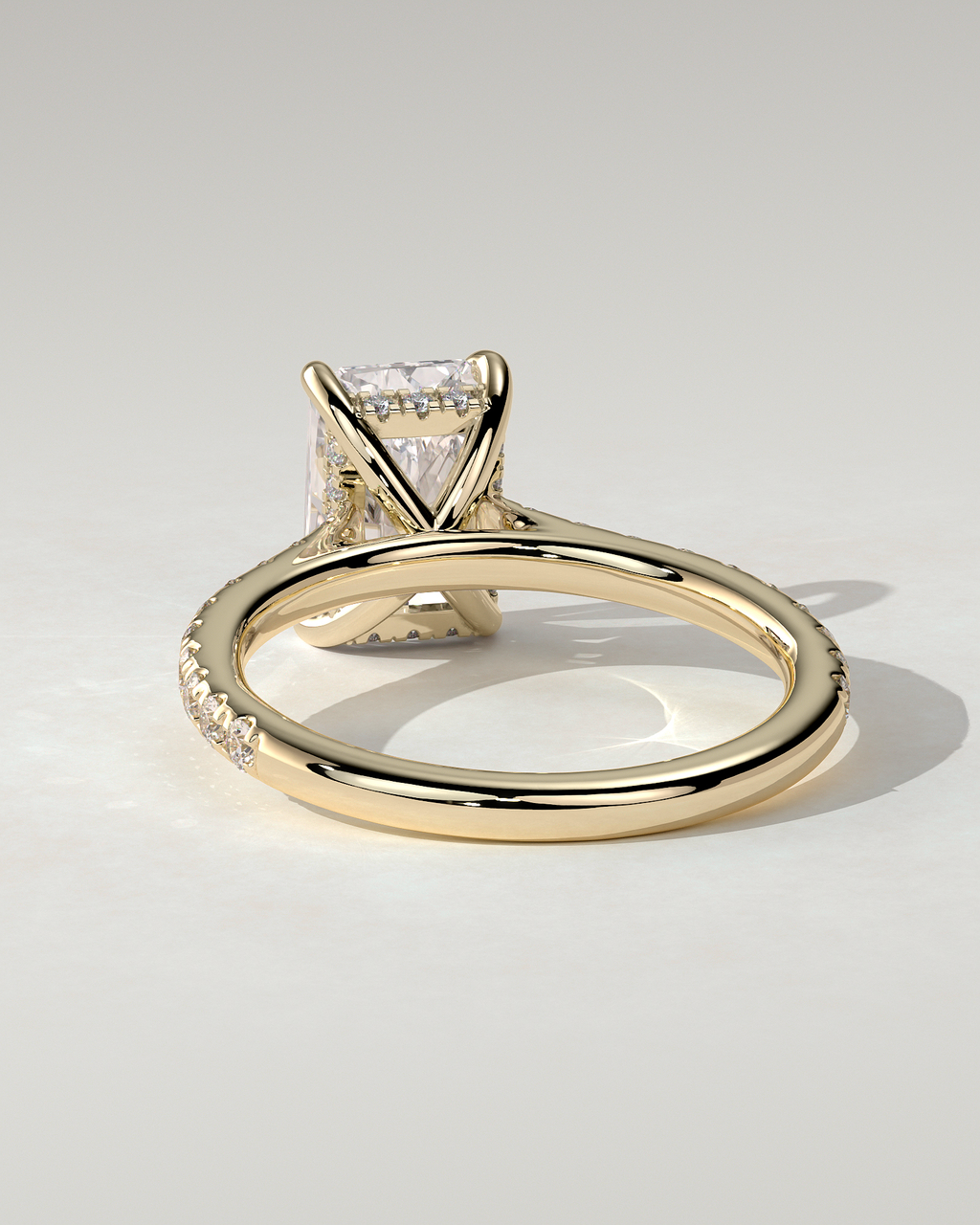 Racquel Solitaire Radiant Ring