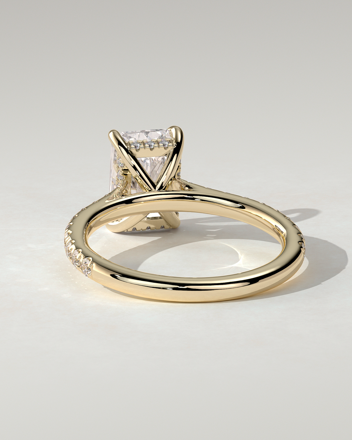 Racquel Solitaire Radiant Ring