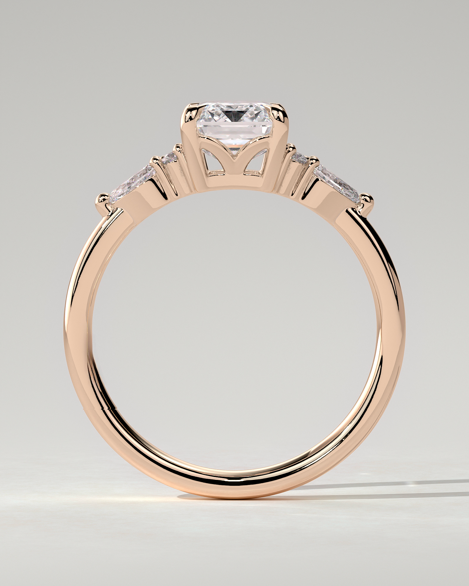 Raleigh Trilogy Emerald Ring