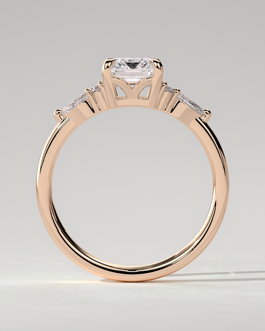 Raleigh Trilogy Emerald Ring