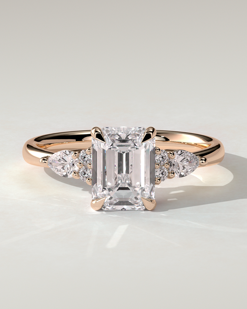 Raleigh Trilogy Emerald Ring