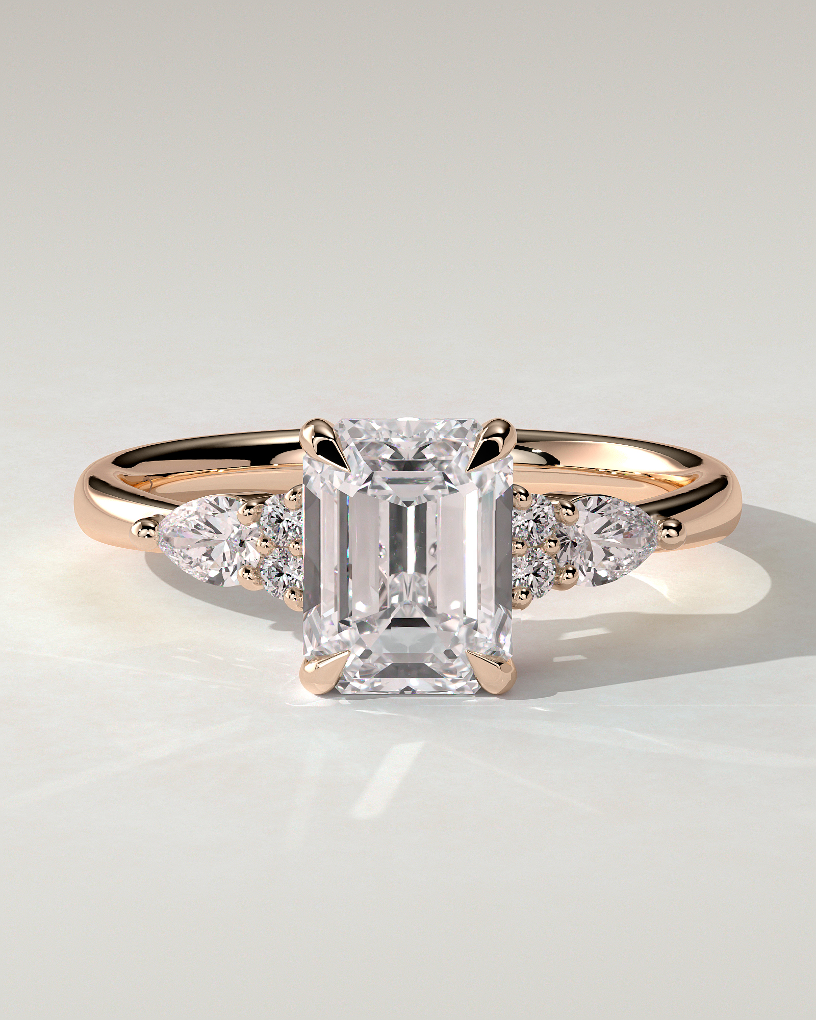 Raleigh Trilogy Emerald Ring