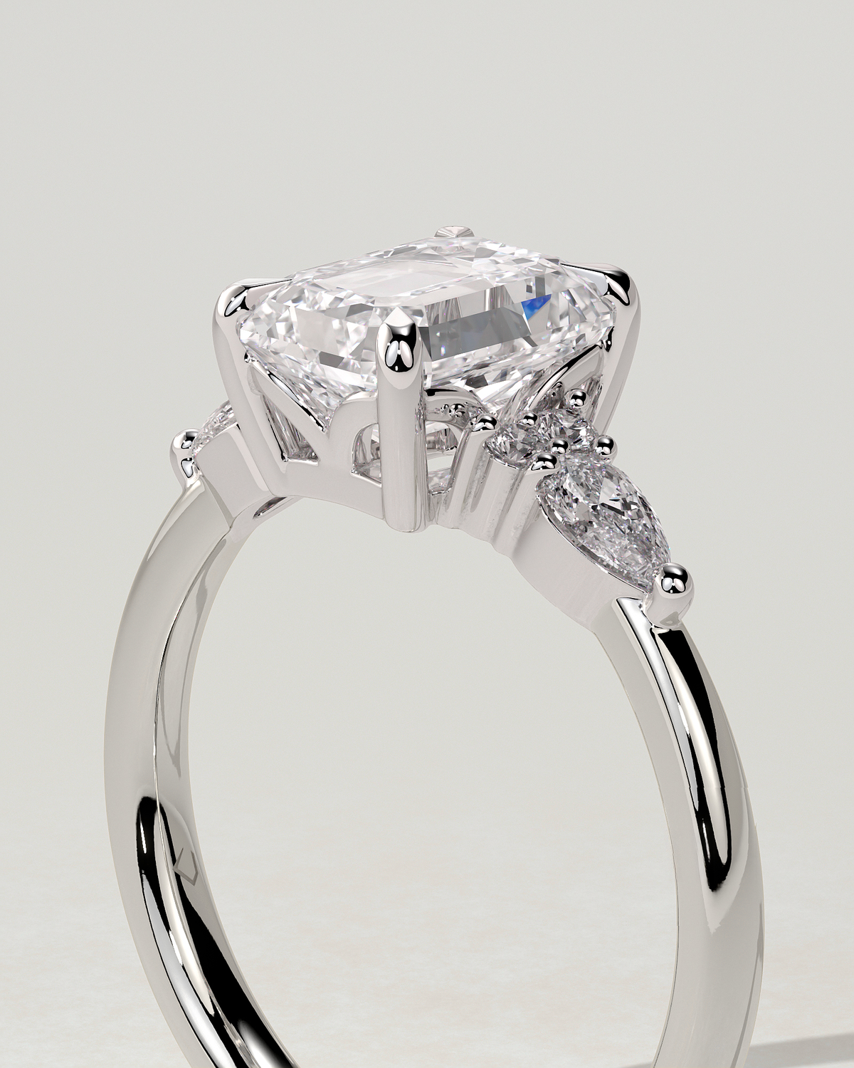 Raleigh Trilogy Emerald Ring
