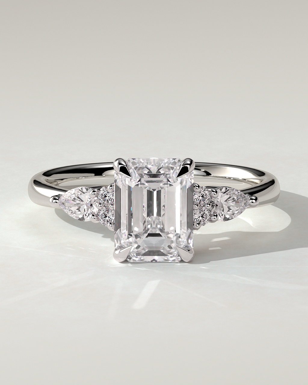 Raleigh Trilogy Emerald Ring