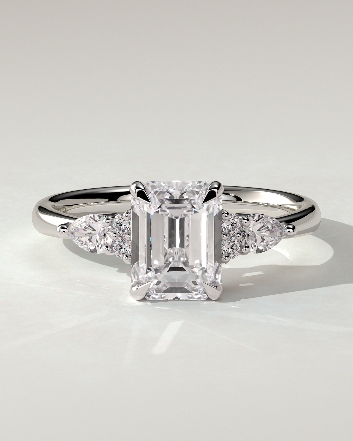 Raleigh Trilogy Emerald Ring