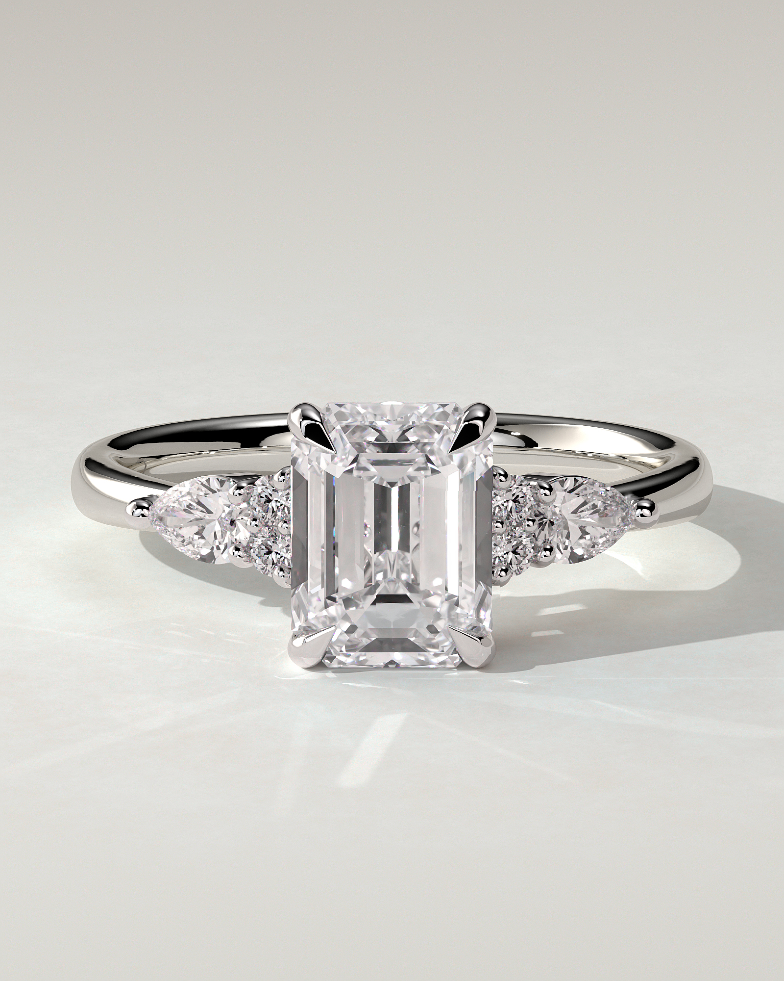 Raleigh Trilogy Emerald Ring