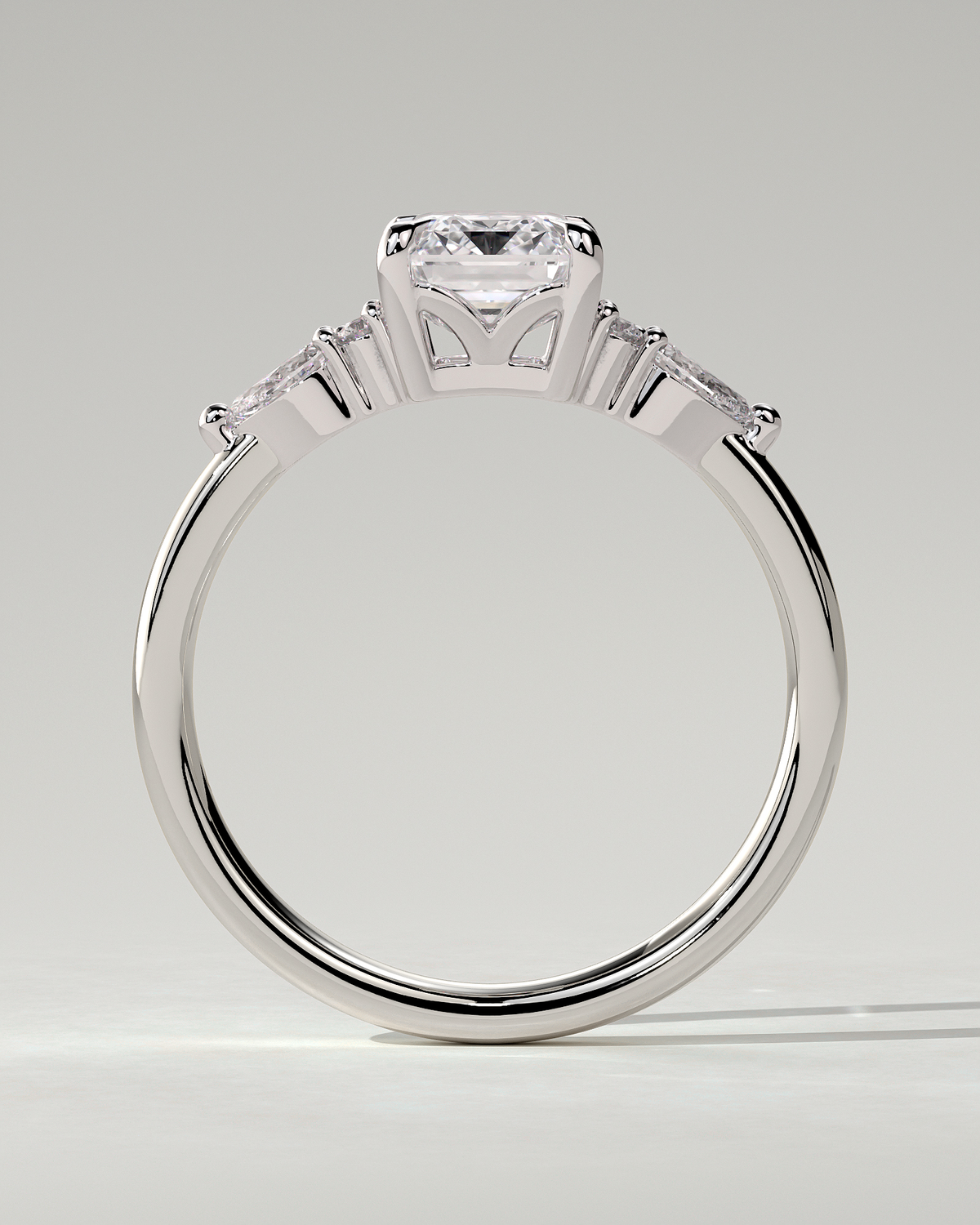 Raleigh Trilogy Emerald Ring
