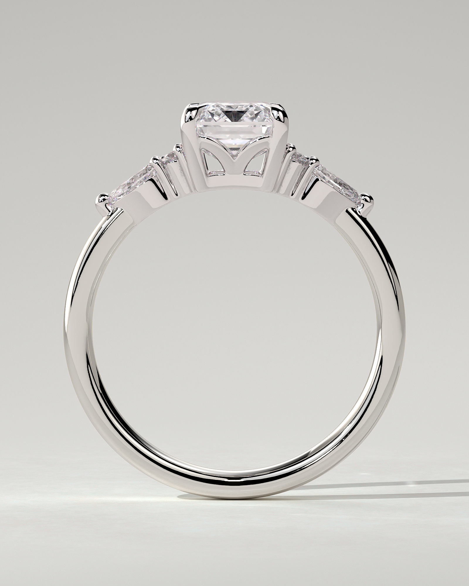 Raleigh Trilogy Emerald Ring