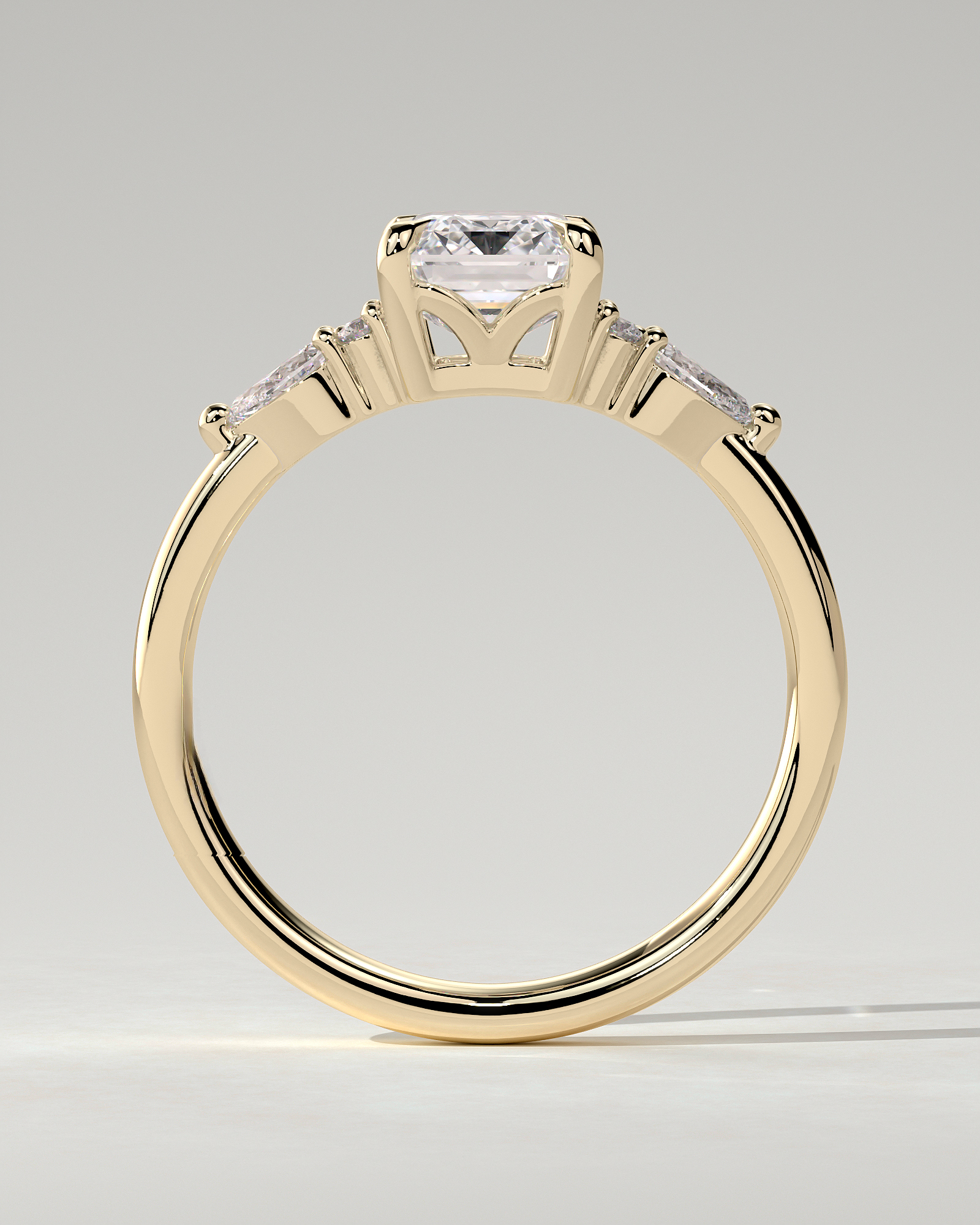 Raleigh Trilogy Emerald Ring