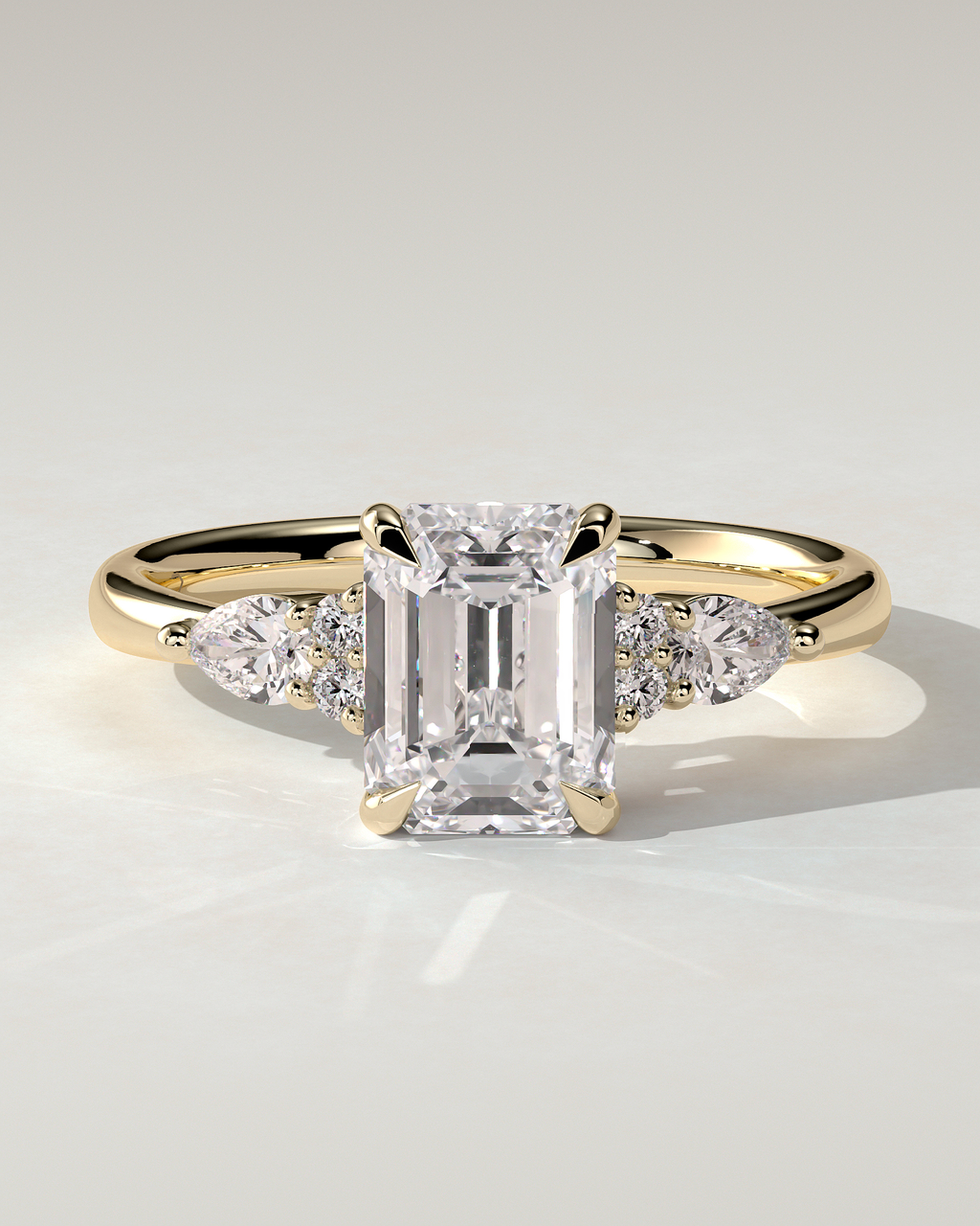 Raleigh Trilogy Emerald Ring