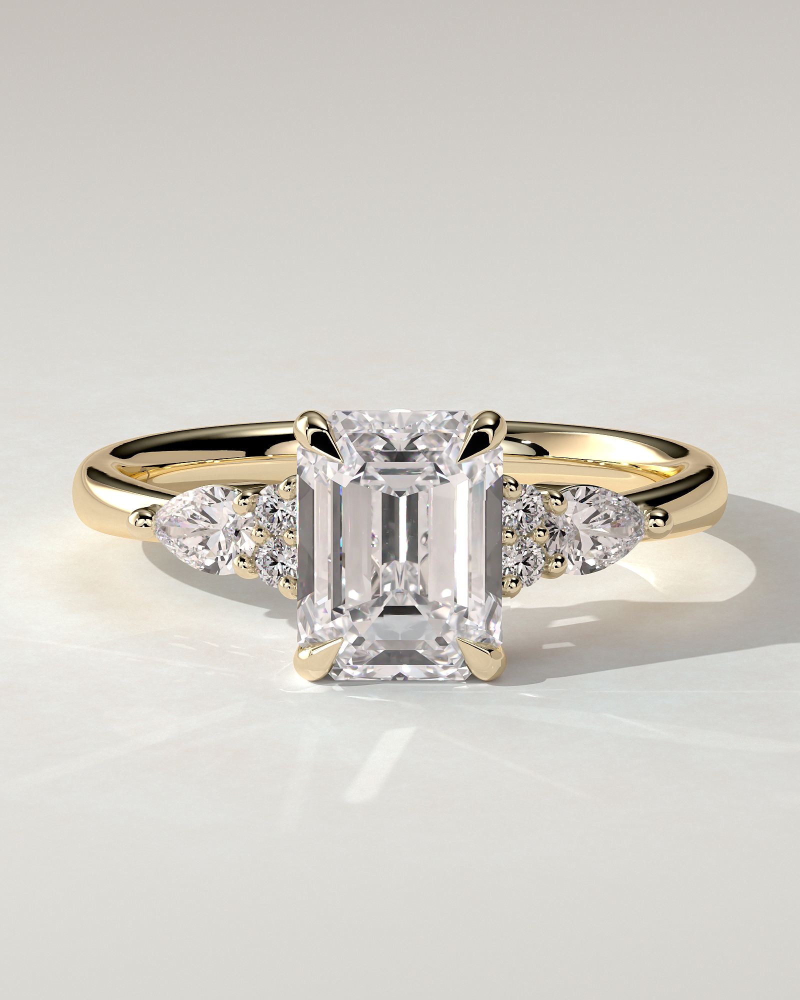 Raleigh Trilogy Emerald Ring