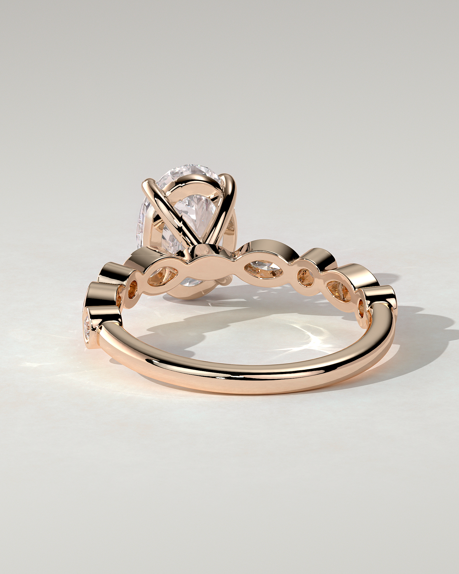 Rhiannon Solitaire Oval Ring