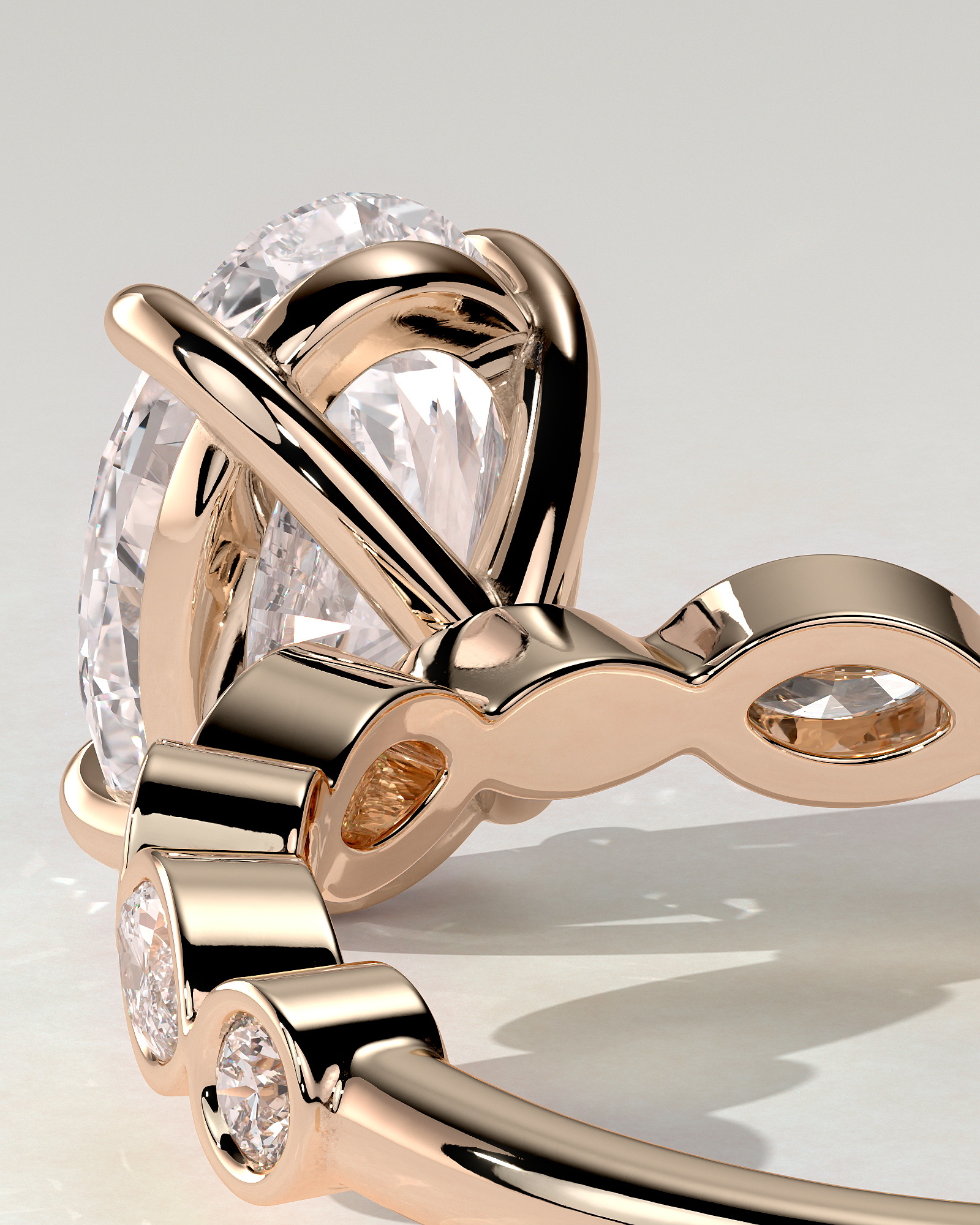 Rhiannon Solitaire Oval Ring