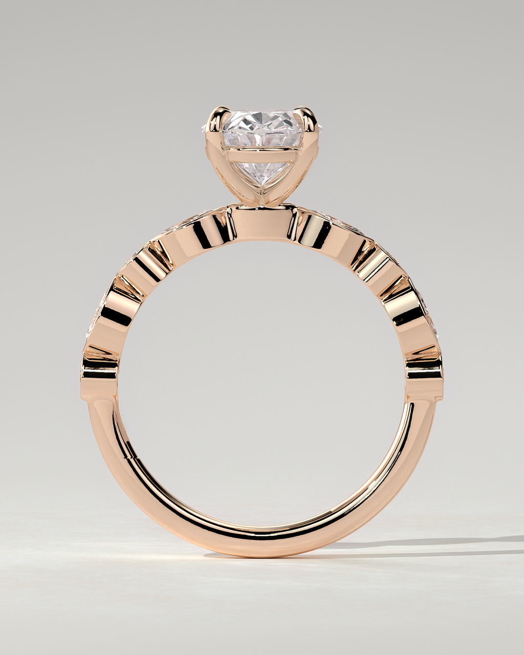 Rhiannon Solitaire Oval Ring