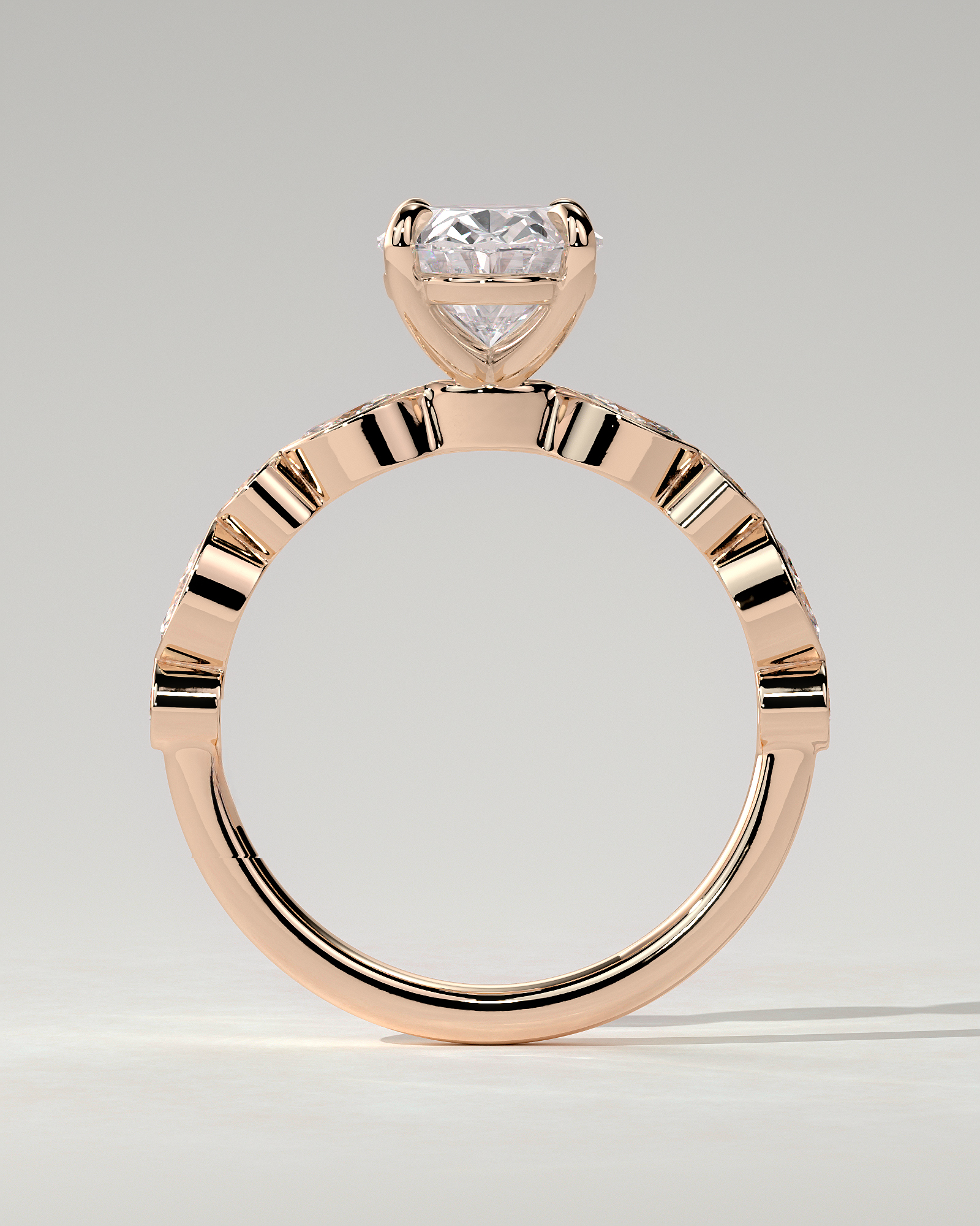 Rhiannon Solitaire Oval Ring